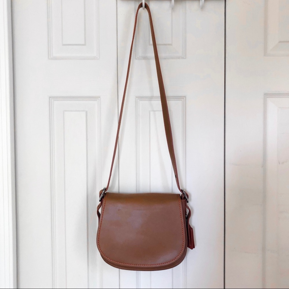 Coach Brown Glove Tanned Leather Saddle 23 Bag
